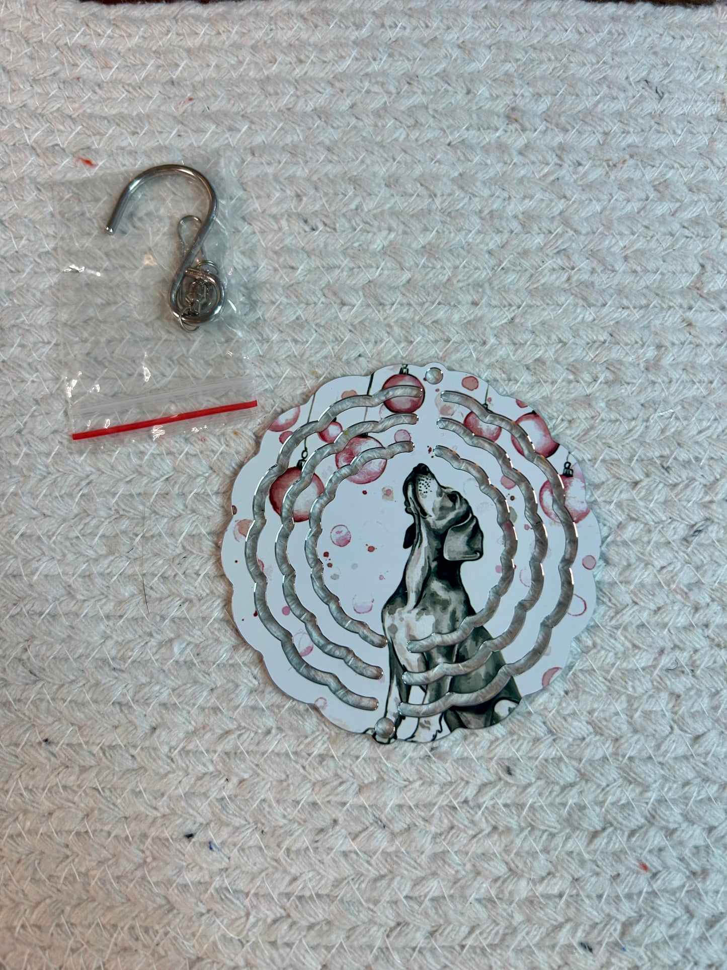 Personalized wind spinner (Personalized / Customized with the dog / cat / theme &  color of your choice)