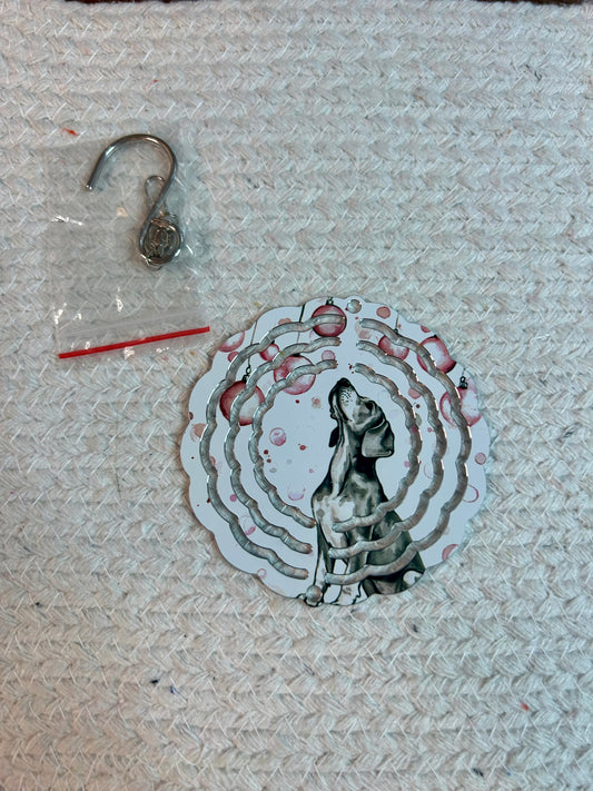 Personalized wind spinner (Personalized / Customized with the dog / cat / theme &  color of your choice)