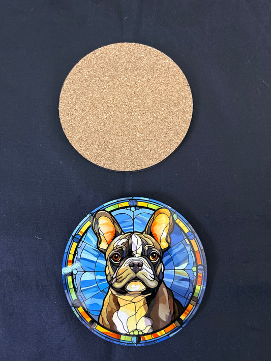 Personalized Hardboard Coaster (Personalized / Customized with the dog / cat / theme &  color of your choice)