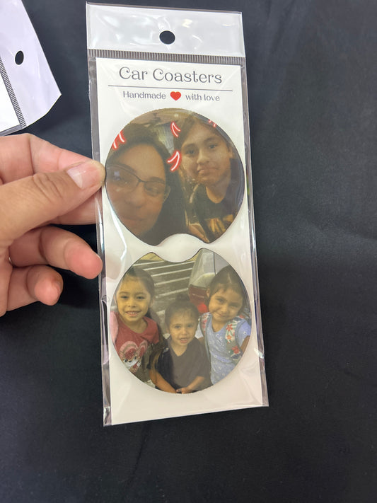 Personalized Car Coasters (Pair)